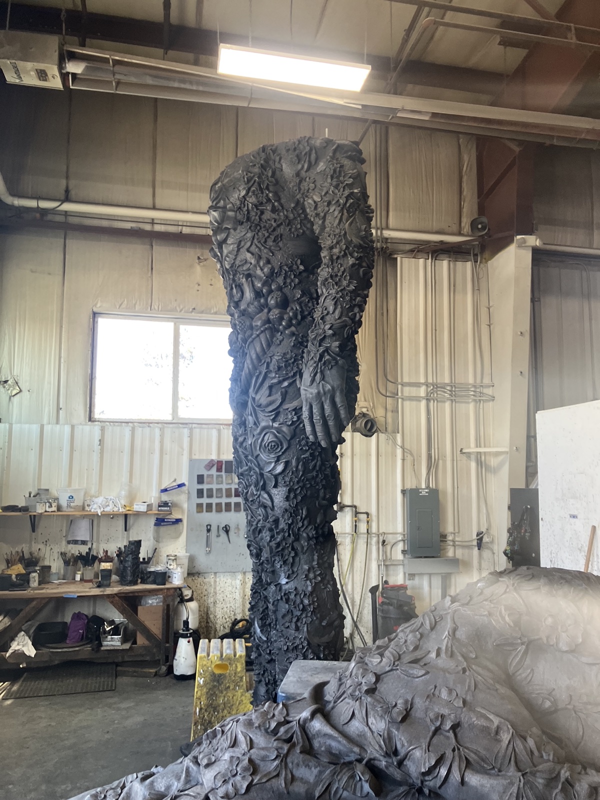 Second cast figure from Amalgam, rear view